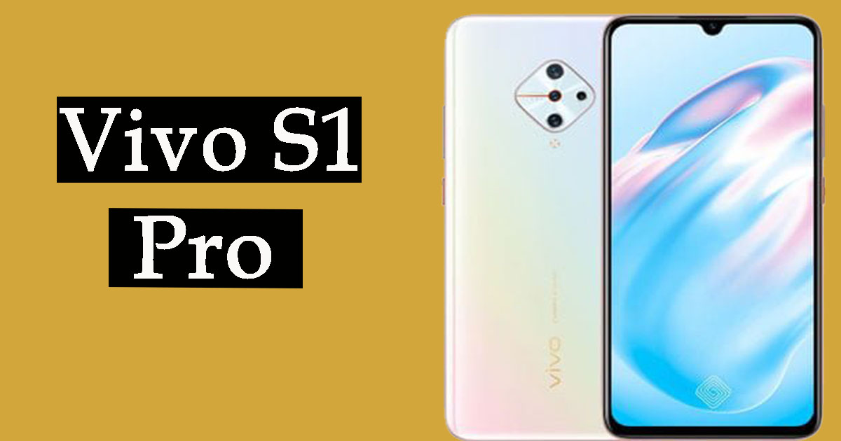 What is the best mobile phone vivo S1 pro price in Pakistan?