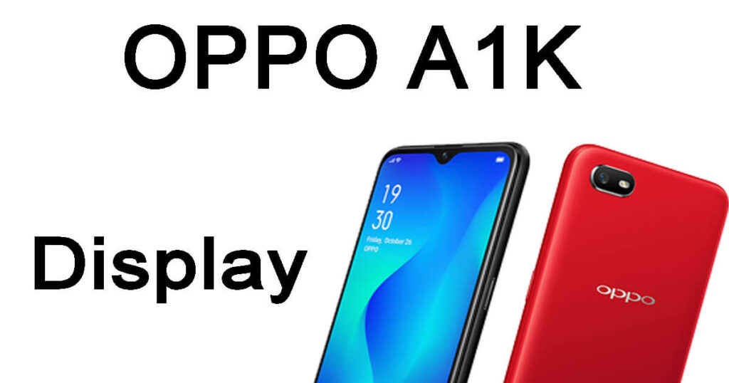 OPPO A1k display