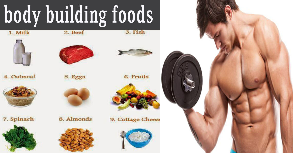What does body building foods like daily?